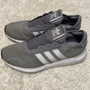 Mens grey adidas, size 11.5